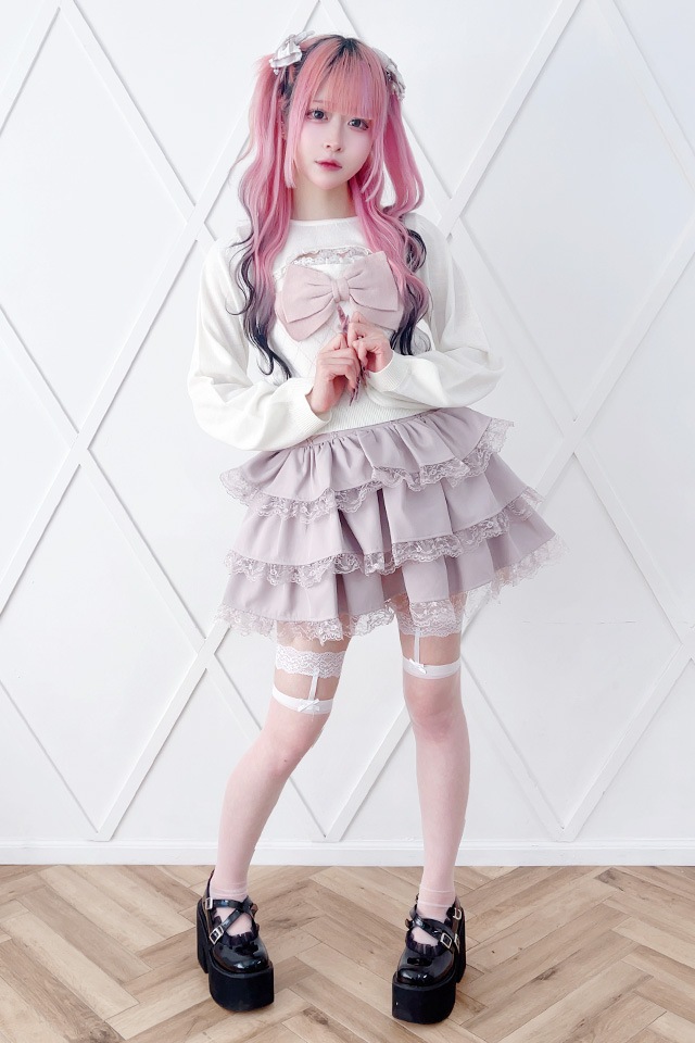 ��Princess Melody�۶������ϡ������˥åȥץ륪���С� - WHT/�ԥ� size-F