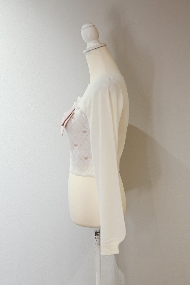 ��Princess Melody�۶������ϡ������˥åȥץ륪���С� - WHT/�ԥ� size-F