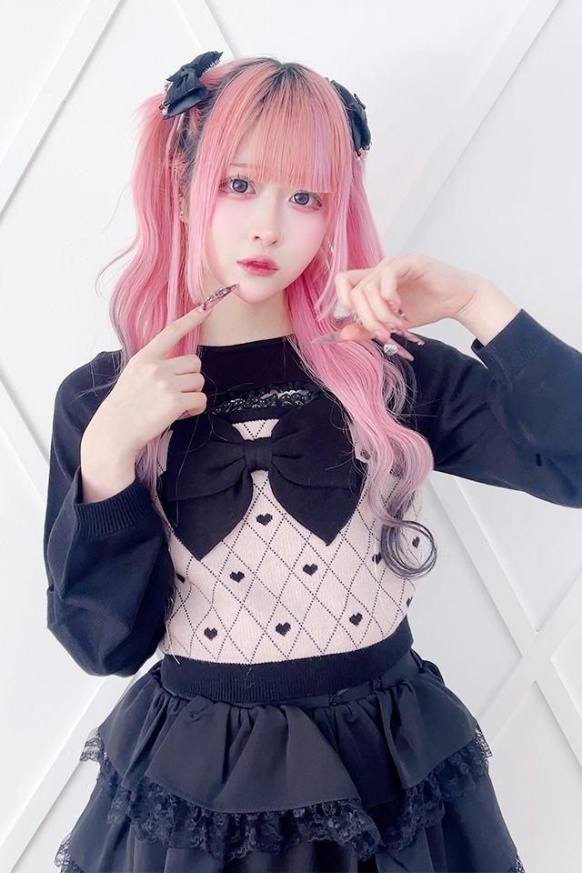 ��Princess Melody�۶������ϡ������˥åȥץ륪���С� - PNK/�֥�å� size-F