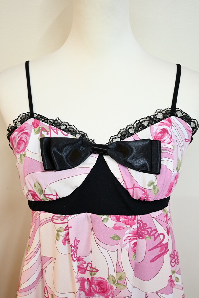 マーズ　MA*RS Sugargloss ヒョウ柄薔薇キャミソール マーズMA*RS Sugargloss ヒョウ柄薔薇キャミソール