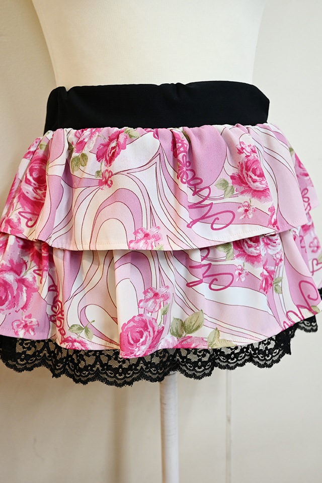 MA*RS】【通販限定販売】幾何学バラ柄スカート - ピンク size-F | 地雷