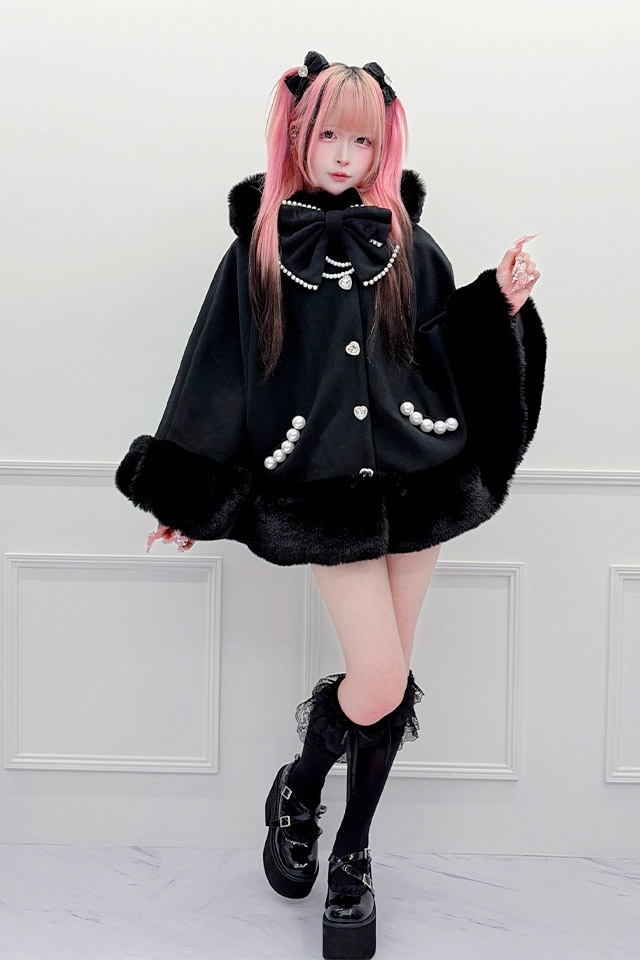 ��Princess Melody�ۥ졼����ܥ��դ��ܥ�塼��ե����ա��ɥ����ץ����� - �֥�å� size-F