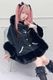 ��Princess Melody�ۥ졼����ܥ��դ��ܥ�塼��ե����ա��ɥ����ץ����� - �֥�å� size-F