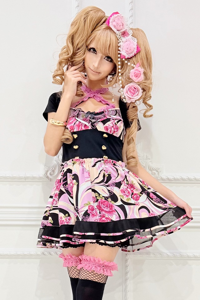 マーズ MARS SugarGross 蝶バラワンピース Y2K 平成ギャル マーズ MARS SugarGross 蝶バラワンピース Y2K 平成ギャル マーズ MARS