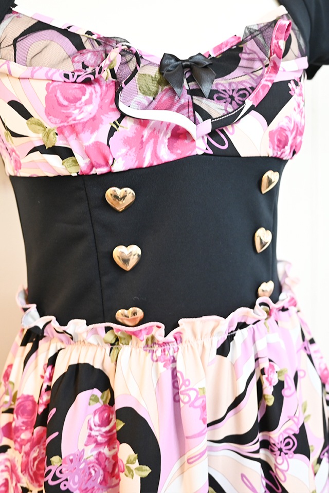 MARS マーズ　平成初期　ゼブラ薔薇　ワンピース　Y2K MARS マーズ 平成初期 ゼブラ薔薇 ワンピース Y2K MARS マーズ 平成