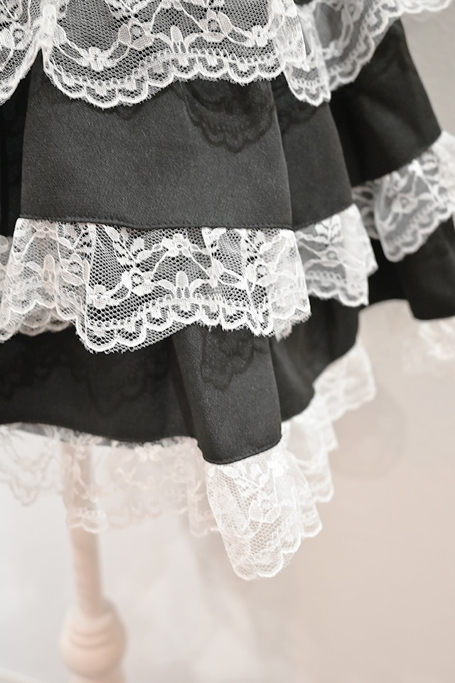 MA*RS】【2点SET】クロス刺繍ティアードセットアップ - BLK/BLK size