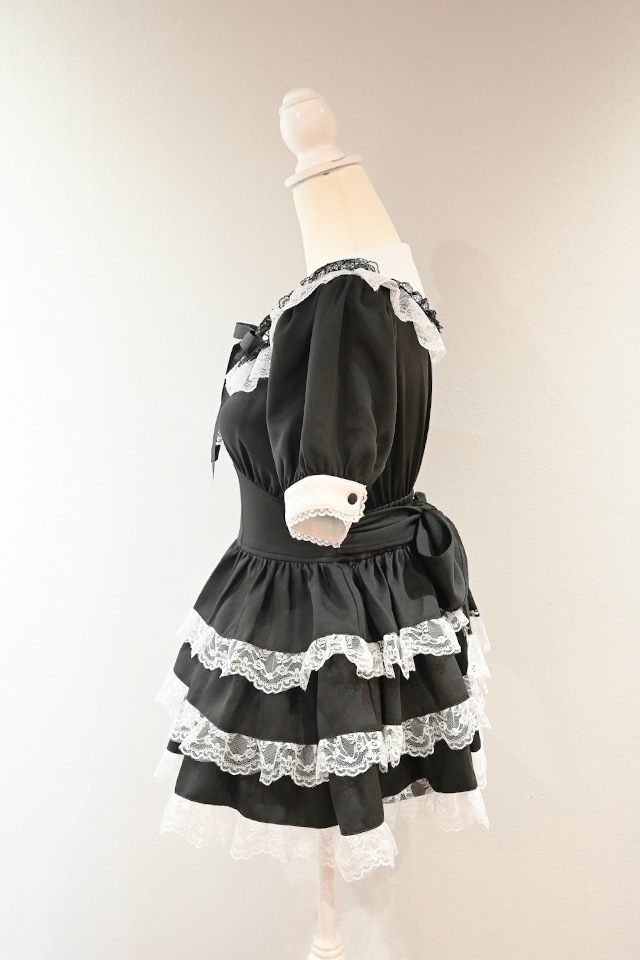 MA*RS】【2点SET】クロス刺繍ティアードセットアップ - BLK/BLK size