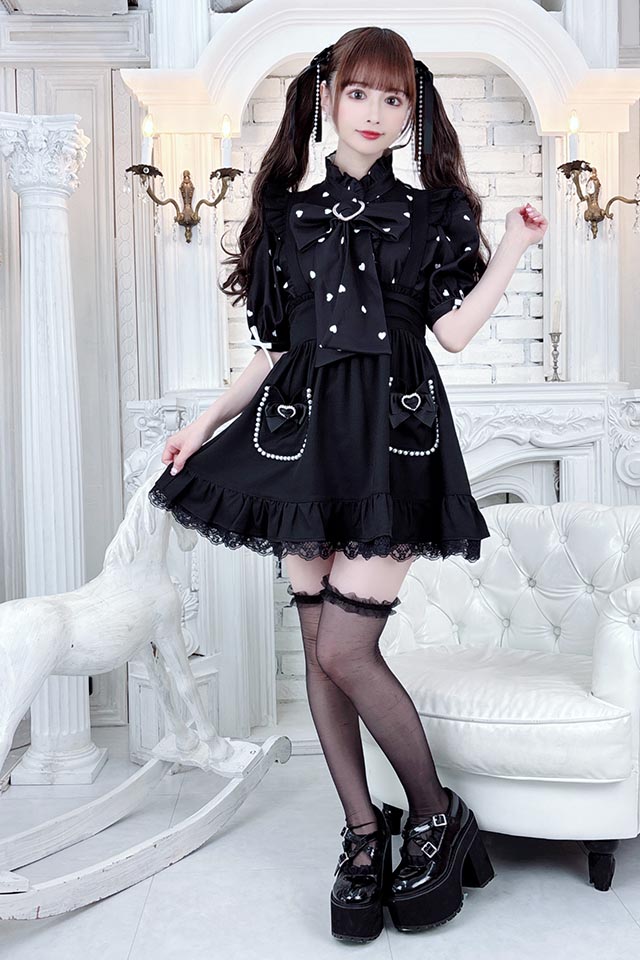 ☆40%OFF☆【Princess Melody】パール＆りぼんポケットジャンスカ 