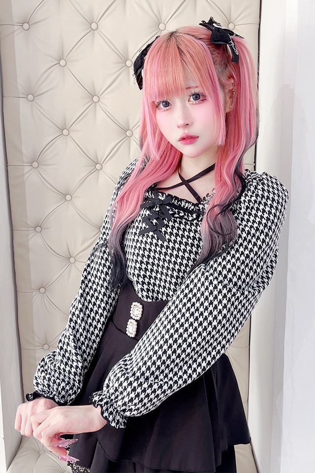 MA*RS】フリルリボンテレコトップス - グレー size-F | 地雷系・量産型