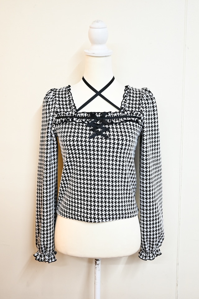 MA*RS】フリルリボンテレコトップス - グレー size-F | 地雷系・量産型