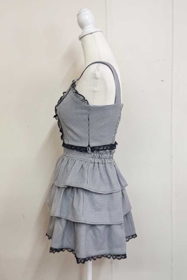 Princess Melody】サスペンダービスチェ＆フリルスカパン - BLK