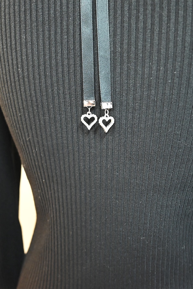 MA*RS】フリルリボンテレコトップス - BLK/BLK size-F | 地雷系・量産