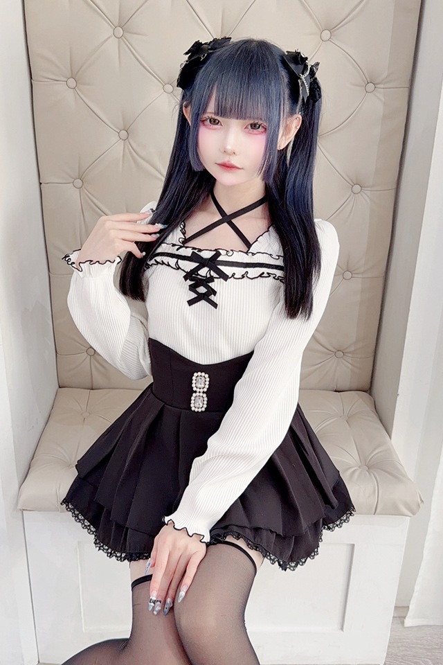 MA*RS】フリルリボンテレコトップス - WHT/WHT size-F | 地雷系・量産