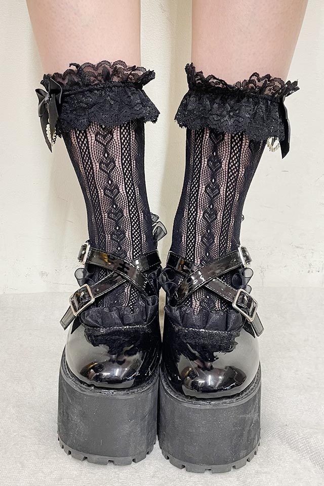 ��Princess Melody�ۥѡ���ϡ��ȥ���դ��ϡ��ȥ졼�����å��� - �֥�å� size-F