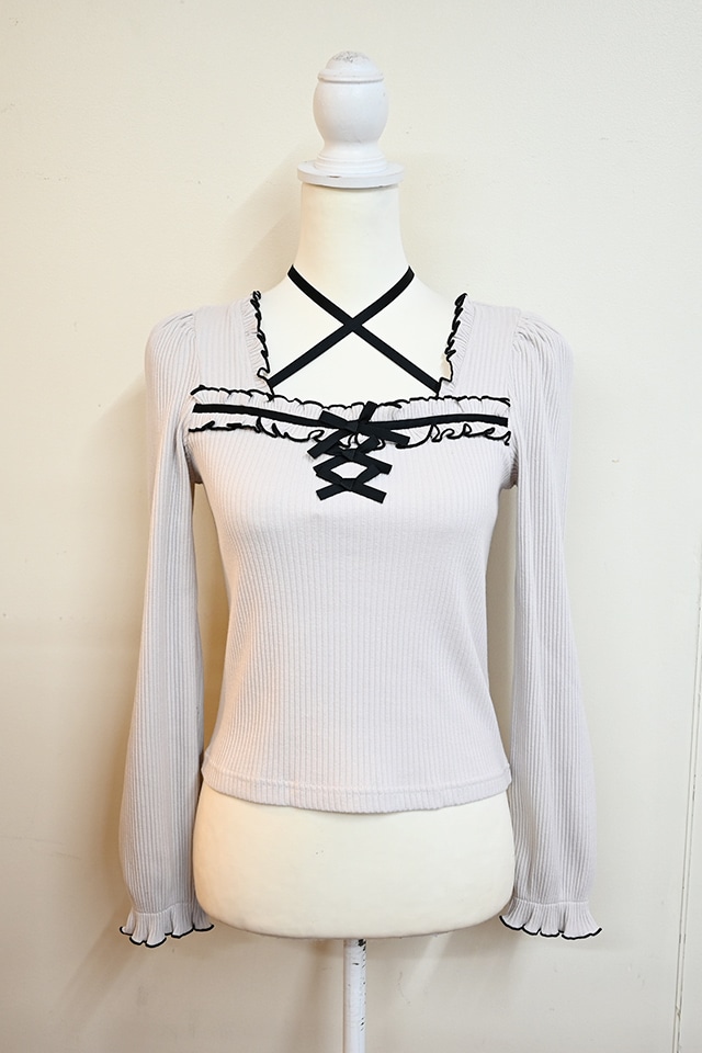 MA*RS】フリルリボンテレコトップス - PNK/PNK size-F | 地雷系・量産