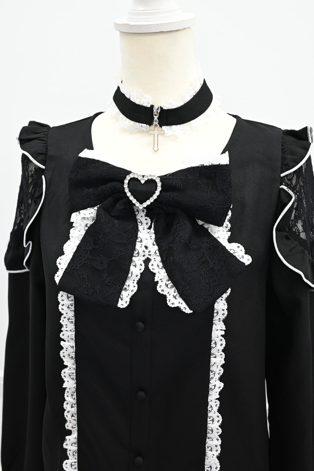 ��MA*RS�ۥ��硼�����դ����ե��졼����ܥ�֥饦�� - BLK/�ۥ磻�� size-F