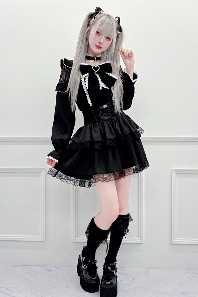 ��MA*RS�ۥ��硼�����դ����ե��졼����ܥ�֥饦�� - BLK/�ۥ磻�� size-F