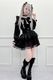 ��MA*RS�ۥ��硼�����դ����ե��졼����ܥ�֥饦�� - BLK/�ۥ磻�� size-F