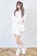 ��Princess Melody�ۥϡ���ȴ���ơ��פ�ܤ󥿥��դ������顼�ѡ����� - �ۥ磻�� size-F