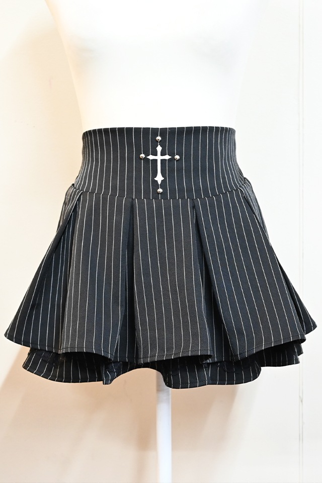 MA*RS】【2点SET】クロス刺繍短丈セットアップ - BLK/ホワイト size-F