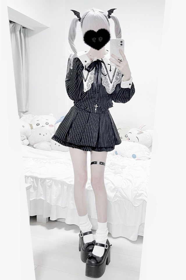 ��MA*RS�ۡڣ���SET�ۥ������ɽ�û�楻�åȥ��å� - BLK/�ۥ磻�� size-F