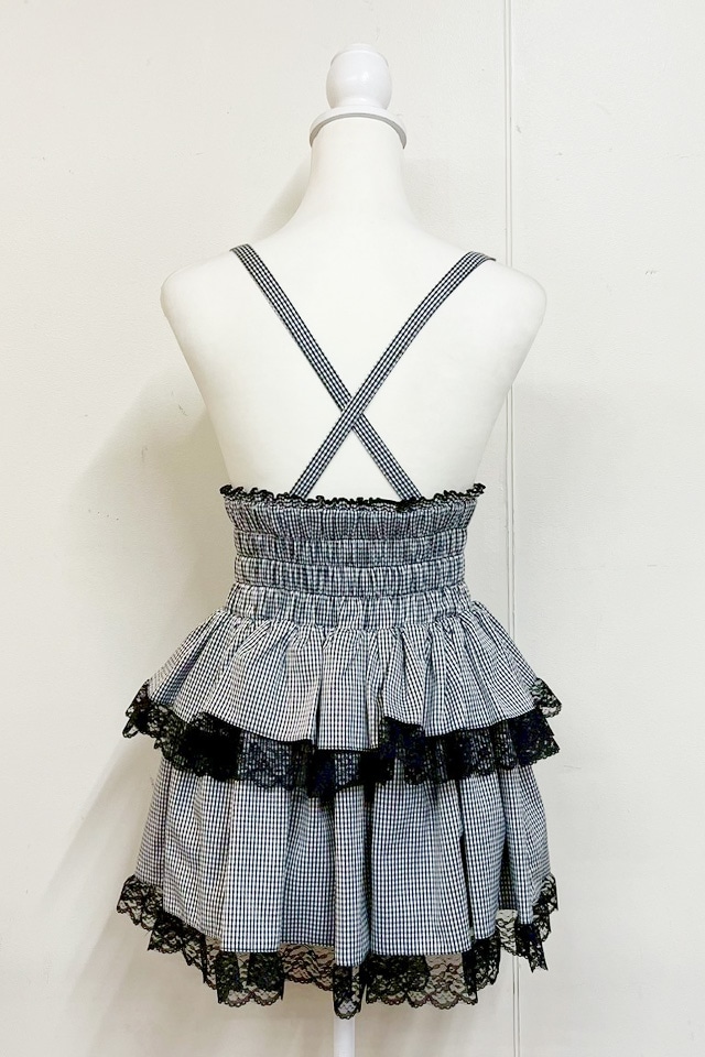 MA*RS】ハイウエストスピンドルボリュームスカパン - WHT