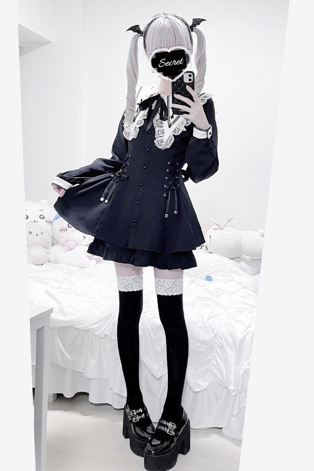 MA*RS】【二点セット】スピンドル付きクロス刺繍セットアップ