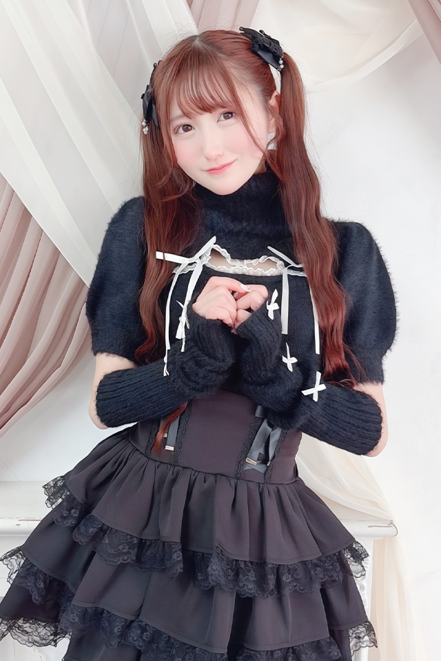 ��MA*RS�ۥ����०�����ޡ��դ����������㥮���˥å� - BLK/�ۥ磻�� size-F