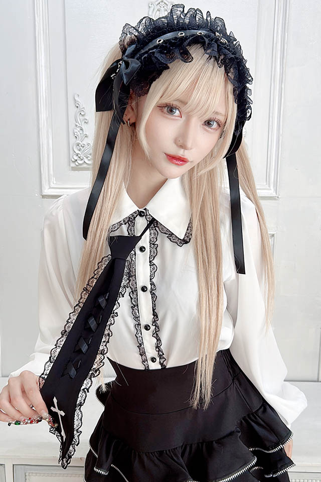 SSZ ネイビー 長袖 襟付き SLY | OFFSHOULDER FRONT ZIP トップス (Tシャツ・カットソー