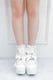 ��Princess Melody�ۥӥ��塼��ܤ�ϡ��ȥ졼�����硼�ȥ��å��� - �ۥ磻�� size-F