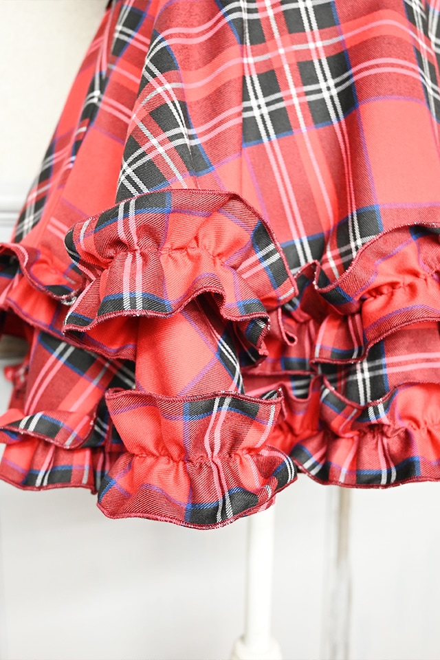 Princess Melody】チェックDOLLYキャミワンピース - レッド size-F