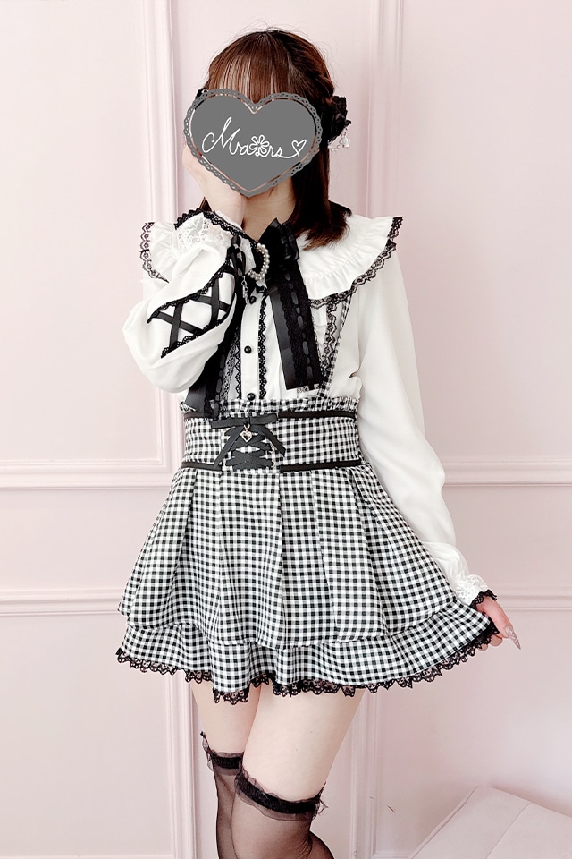 MA*RS】フロントスピンドルスカパン - グレー size-F | 地雷系・量産型