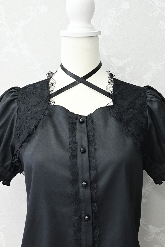 MA*RS】ケープ風フリルブラウス - BLK/BLK size-F | 地雷系