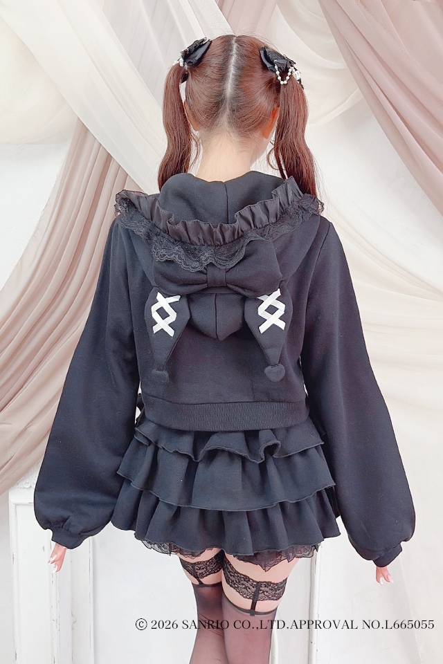 Princess Melody】【MA*RS× Kuromi コラボ】パーカーセットアップ