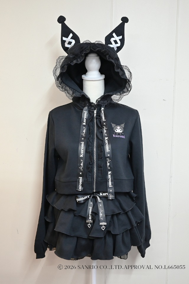 Princess Melody】【MA*RS× Kuromi コラボ】パーカーセットアップ