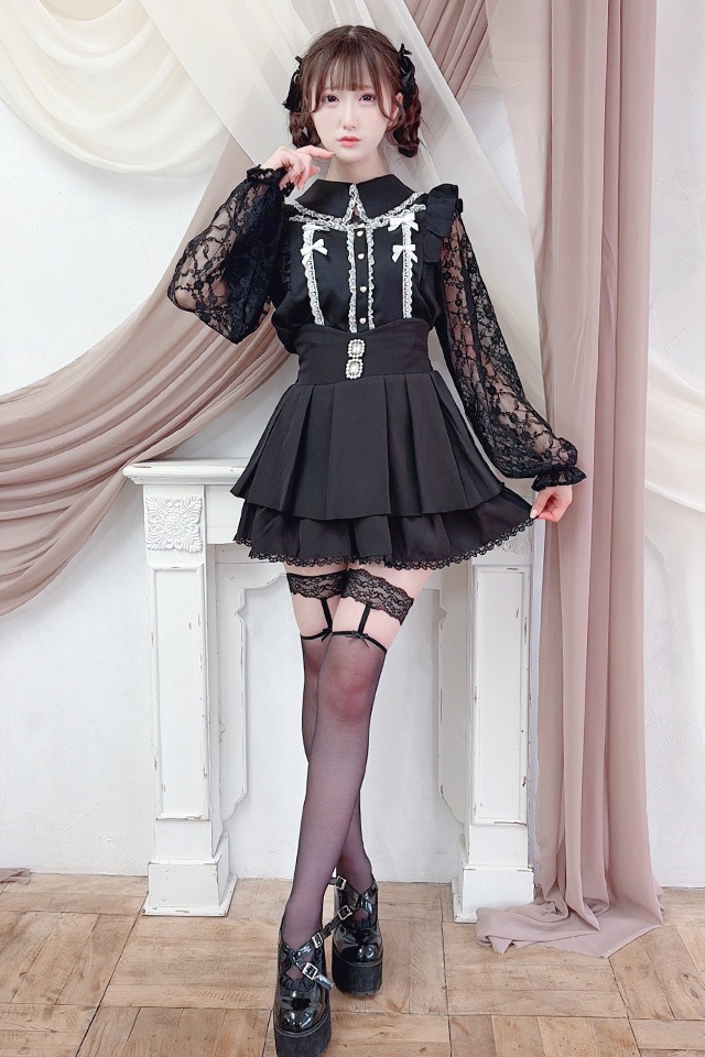 ��MA*RS�۸��ե����ӥ�ܥ�졼���ȥåץ� - BLK/BLK size-F