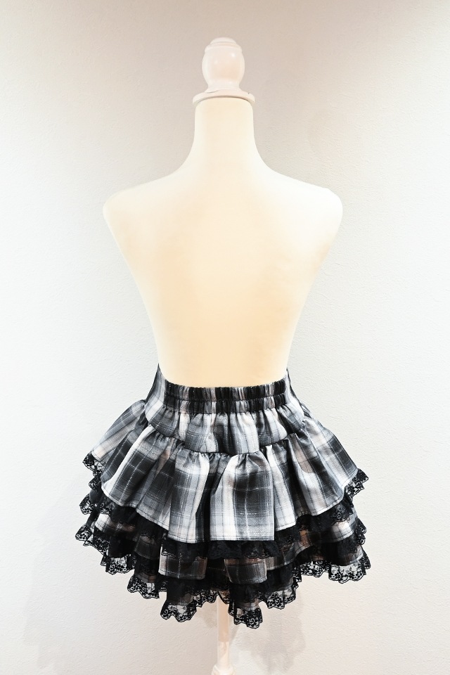 MA*RS】トリプルリボンレースフリルセットアップ - BLK/ホワイト size