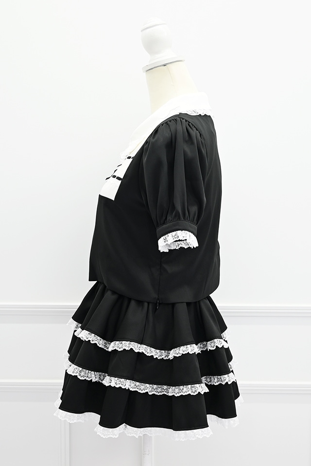 ��Princess Melody�ۡ�2��SET�ۥ��֥��ܤ�졼���ơ��ץ��åȥ��å� - �֥�å� size-F