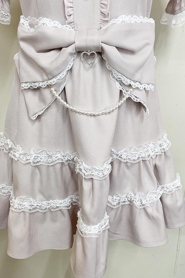 ☆46%OFF☆【Princess Melody】レースラッフルワンピース - ピンク  