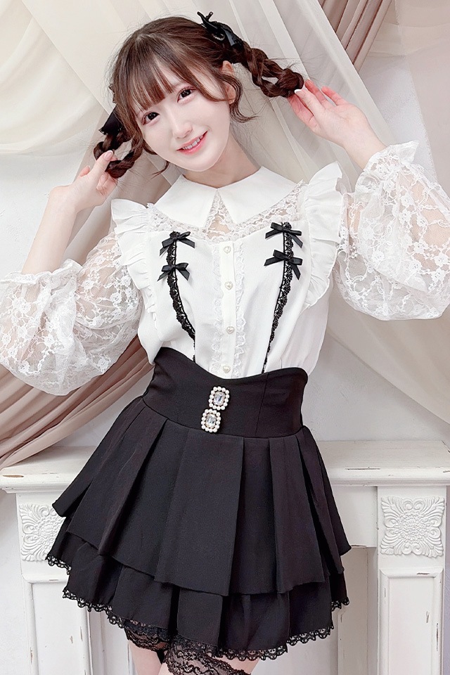 ��MA*RS�۸��ե����ӥ�ܥ�졼���ȥåץ� - WHT/WHT size-F