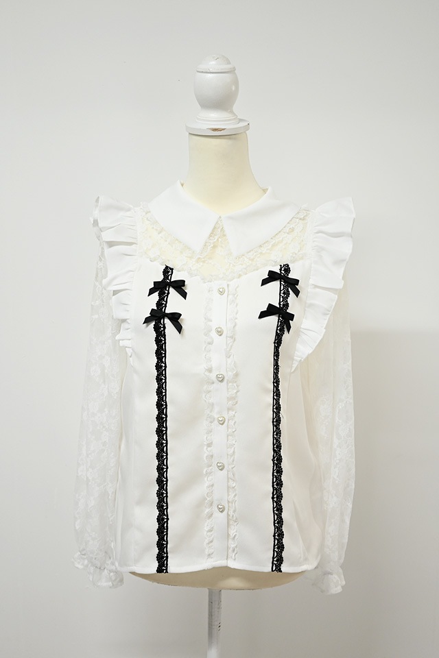 ��MA*RS�۸��ե����ӥ�ܥ�졼���ȥåץ� - WHT/WHT size-F