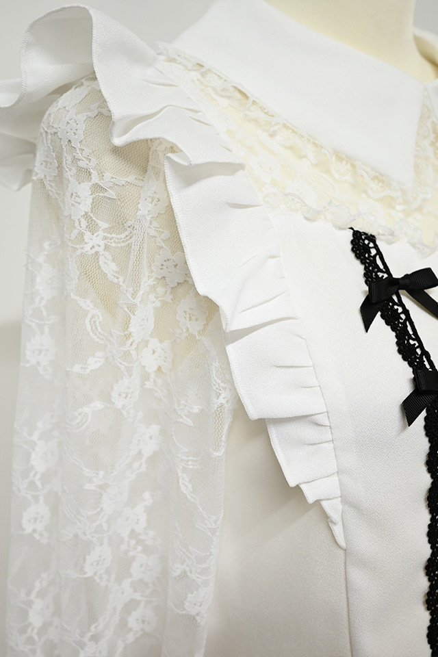 ��MA*RS�۸��ե����ӥ�ܥ�졼���ȥåץ� - WHT/WHT size-F