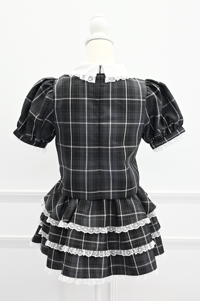 ��Princess Melody�ۡ�2��SET�ۥ��֥��ܤ�졼���ơ��ץ��åȥ��å� - BLK/�ۥ磻�� size-F