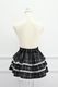 ��Princess Melody�ۡ�2��SET�ۥ��֥��ܤ�졼���ơ��ץ��åȥ��å� - BLK/�ۥ磻�� size-F