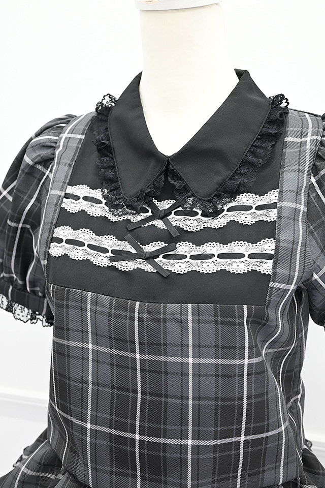 ��Princess Melody�ۡ�2��SET�ۥ��֥��ܤ�졼���ơ��ץ��åȥ��å� - BLK/BLK size-F