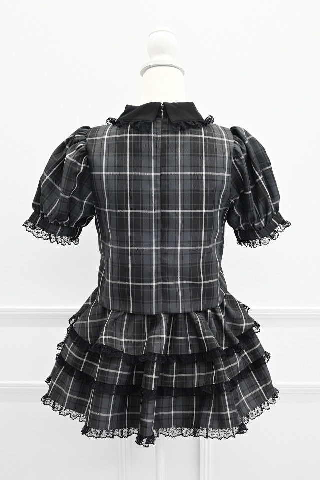 ��Princess Melody�ۡ�2��SET�ۥ��֥��ܤ�졼���ơ��ץ��åȥ��å� - BLK/BLK size-F