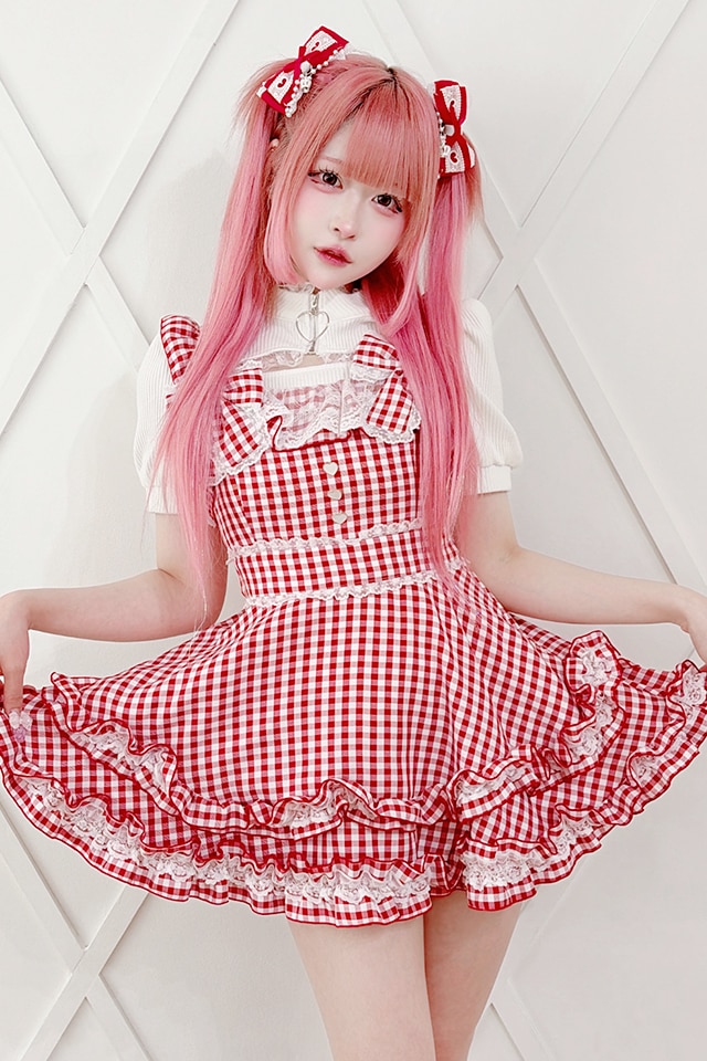 Princess Melody】【通販限定カラー】ダブルりぼんギンガムキャミ