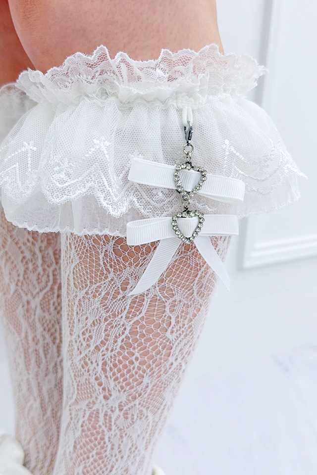 ��Princess Melody�ۥӥ��塼�ϡ��Ȥ�ܤ��դ��졼���ϥ����å��� - �ۥ磻�� size-F