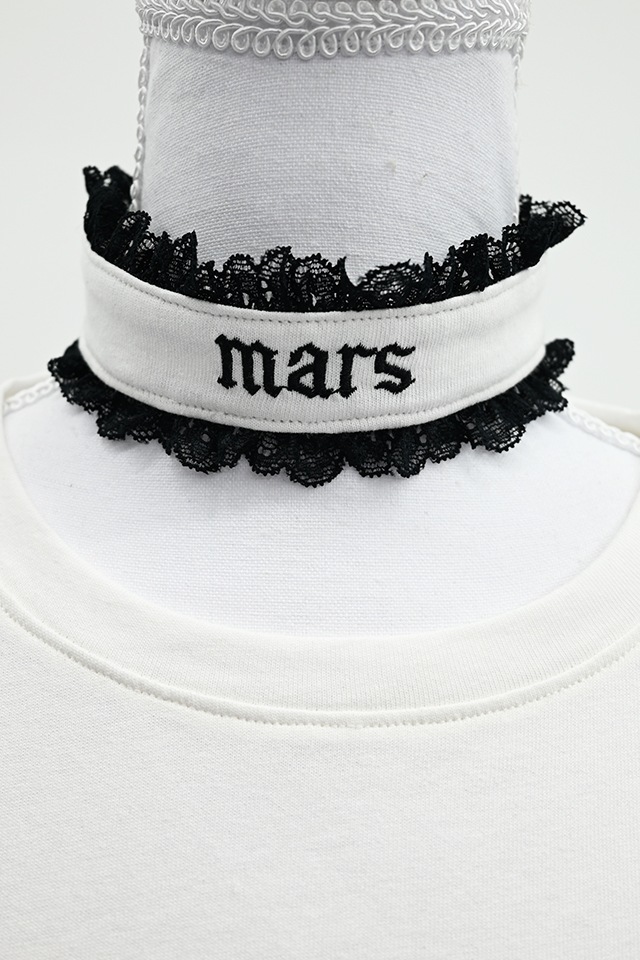 MA*RS】チョーカー付き肩ZIPロンT - ホワイト size-F | 地雷系・量産型