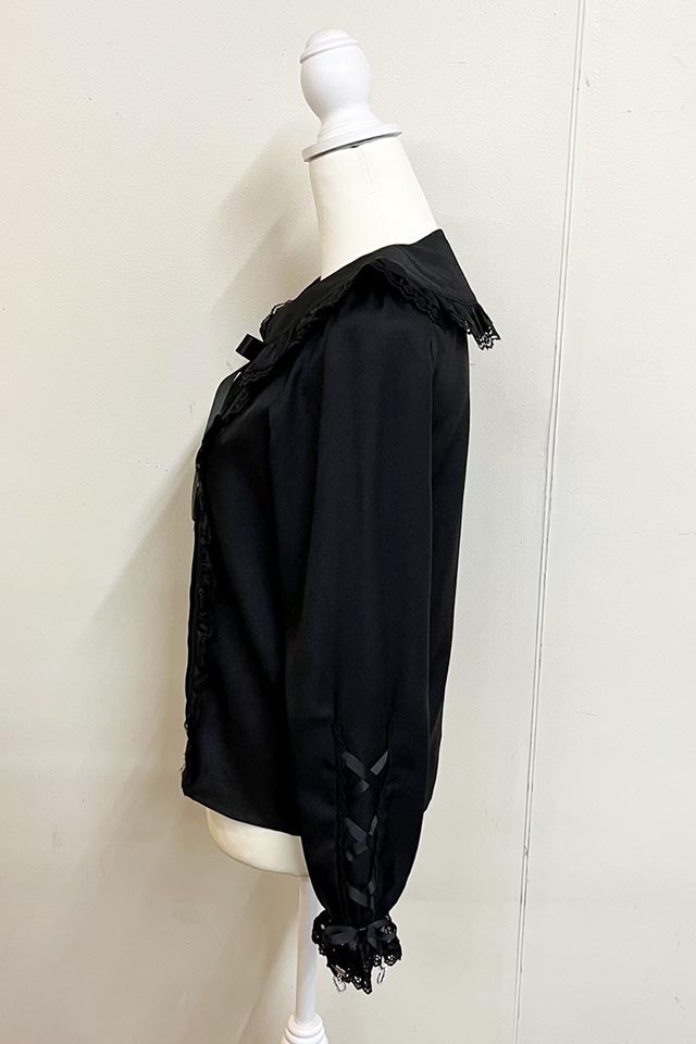 viviさまオーダー専用♡くまちゃんフリル丸襟ブラウス　他♡ セール】丸襟セーラーショルダーフリルブラウス（シャツ